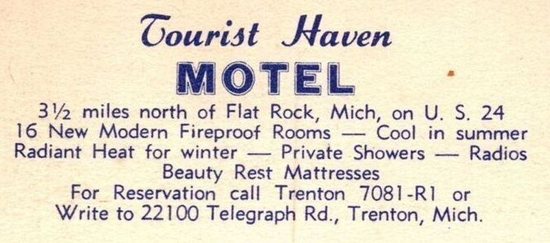 Biltmore Motel (Tourist Haven Motel) - Postcard